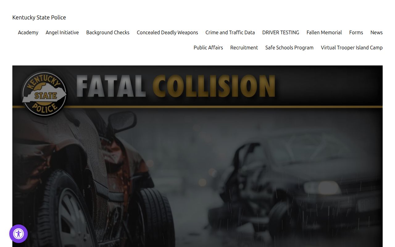 McLean County Calhoun criminal history KSP collision investigation