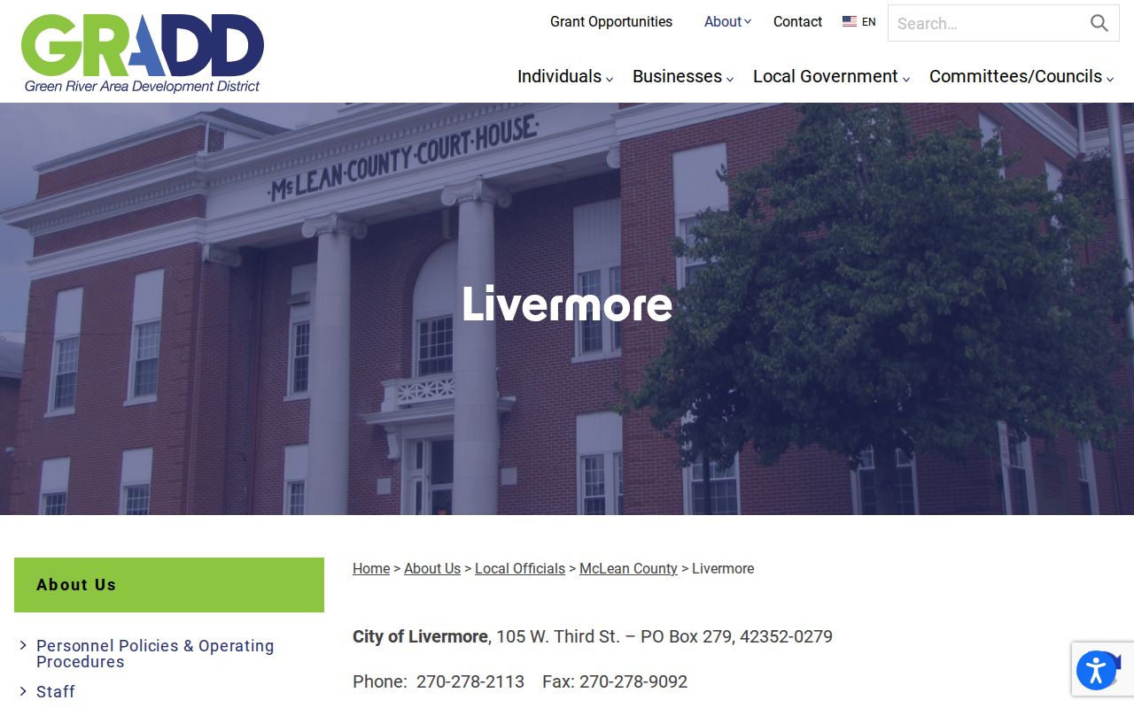 McLean County Livermore criminal history local officials listing