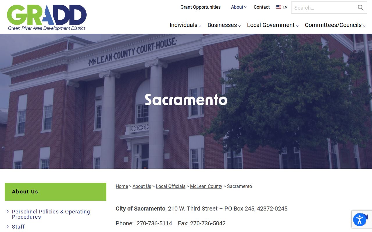McLean County Sacramento criminal history local officials listing